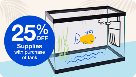 25% Off supplies | Save on Marineland, Aqueon and Tetra Products with tank purchase